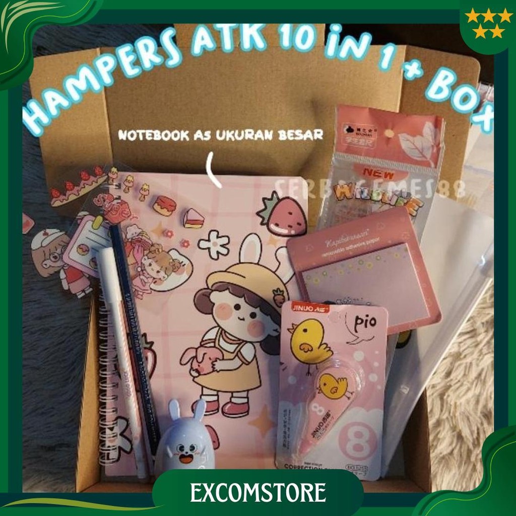 

Serbagemes88 - Paket Alat Tulis 10 In 1 / Hampers Kado Gift / Stationery Set Fancy / Alat Tulis Set / Stationery Set Fancy / Pulpen Dan Buku / Souvenir Hadiah Promo 4.4