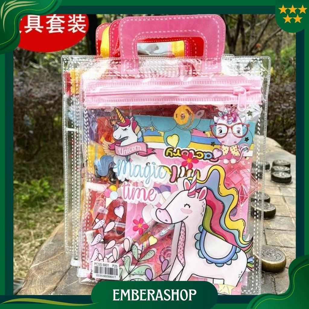 

Pensil Set Free Tas Stationery Set Ori