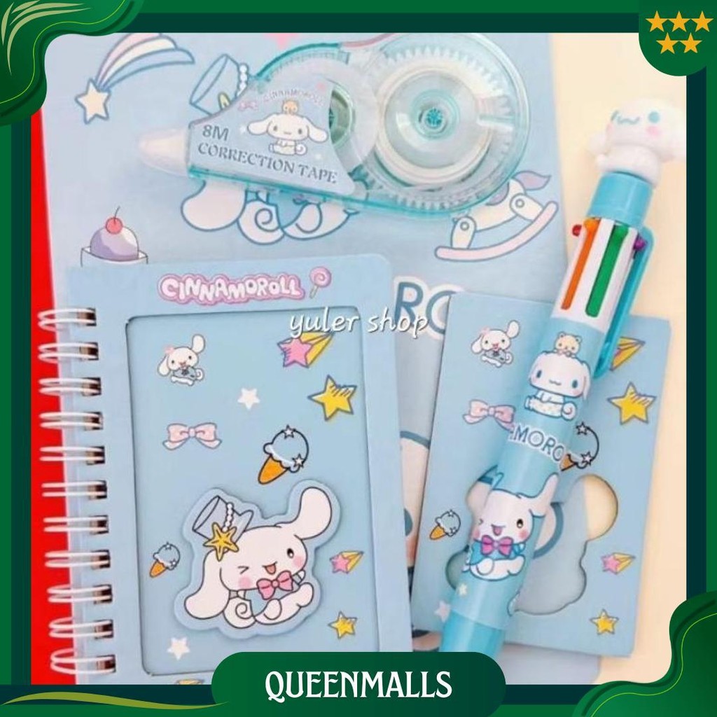 

Kotak Pensil Anak Set 7In1 Stationery Set Goodie Bag Ulang Tahun Birthday Gift Set Sanrio / Paket Alat Tulis Anak Sekolah Gratis Ongkir
