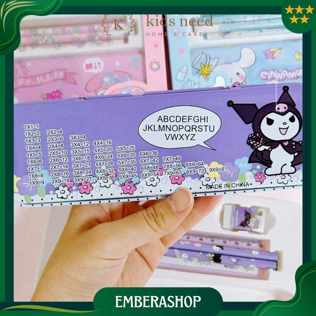 

Kotak Pensil Anak Set 7 In 1 Stationery Untuk Hadiah Anak Sekolah / Alat Tulis Set Kotak Pensil Karakter Murah Lucu Promo