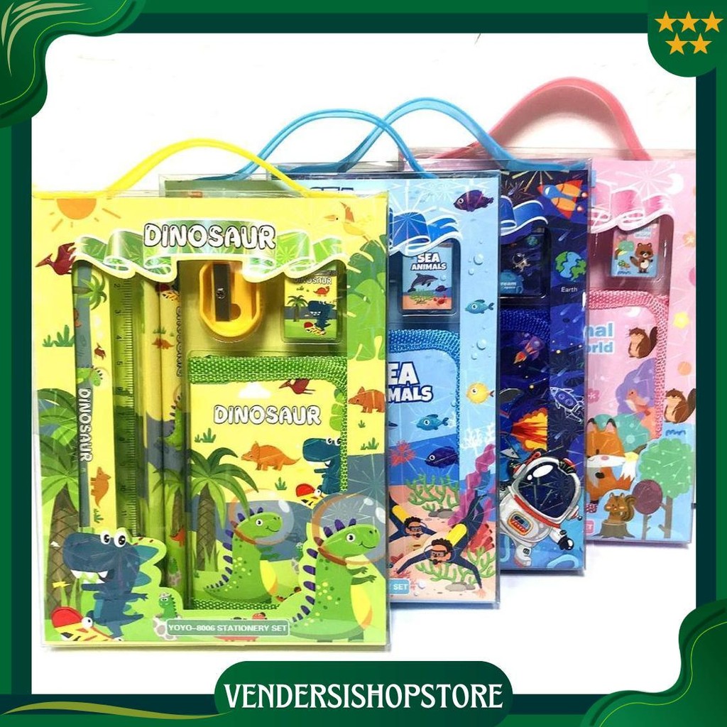 

2011 Stationary Set Kotak Pensil Anak Set Stationery Alat Tulis Kotak Pensil Karakter Gratis Ongkir