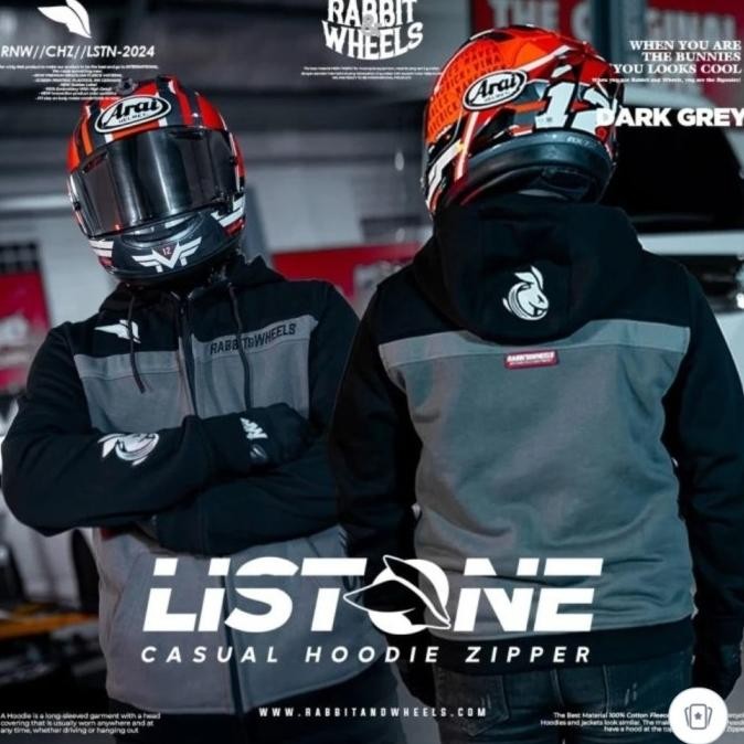 Sale Rabbit And Wheels List One Zipper Casual Hoodie