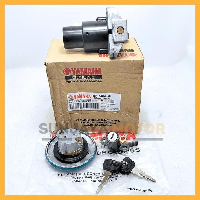 Keyset Original Yamaha 5Bp Kunci Kontak Scorpio Z Scorpio Lama Kunci Motor 1 Set Key Set Konci Motor