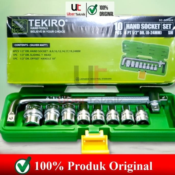 HOT PROMO Kunci Sok Set 10pcs 12pt (segi 12) Tekiro