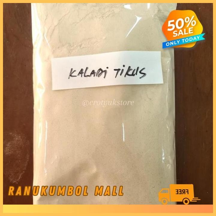

100GR ORIGINAL TANPA CAMPURAN BUBUK KELADI TIKUS RANU KUMBOL MALL BEST PRODUCT!!