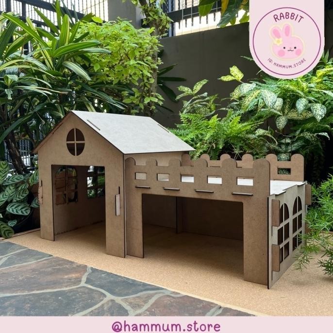 Rumah Kelinci R1 | Hideout Kelinci | Rumah Marmut | Rumah Kucing