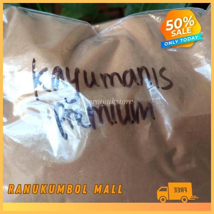 

GRADE A PREMIUM 500GR ASLI CINNAMON POWDER ORIGINAL BUBUK KAYU MANIS RANU KUMBOL MALL GRATIS ONGKIR!!!