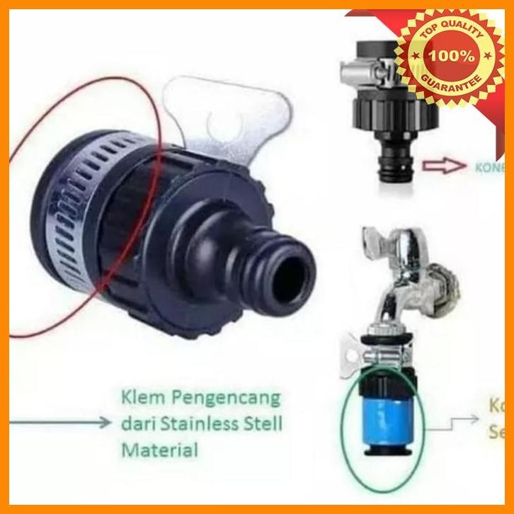 [bss] konektor kran ke selang air / connector kran ke xhose