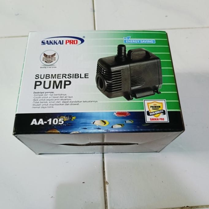 Submersible Pump AA-105 Sakkai Pro Pompa / Kolam 3000 Liter/jam