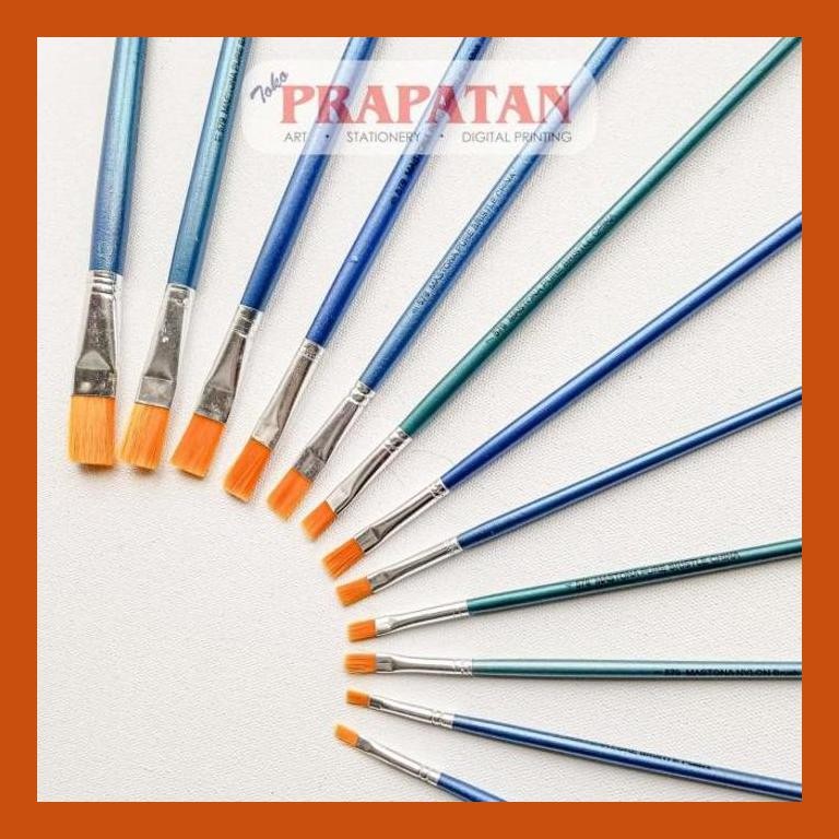 

[ PERALATAN LUKIS / GAMBAR ] KUAS LUKIS MASTONA FLAT 579 PER PC / MASTONA FLAT PAINTING BRUSH SIAP KIRIM