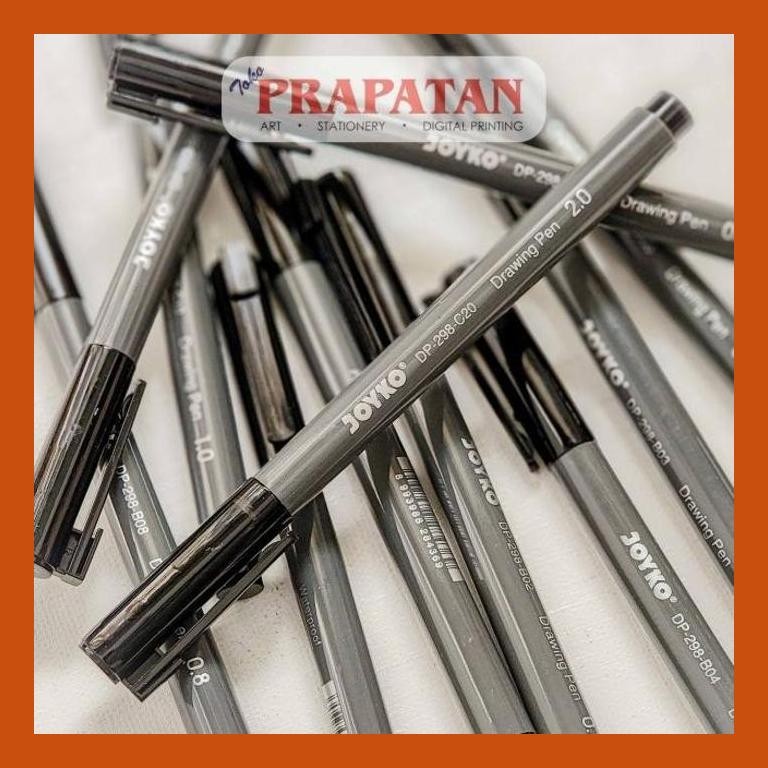 

[ PERALATAN LUKIS / GAMBAR ] JOYKO DRAWING PEN DP-298 PENA GAMBAR PACKING AMAN