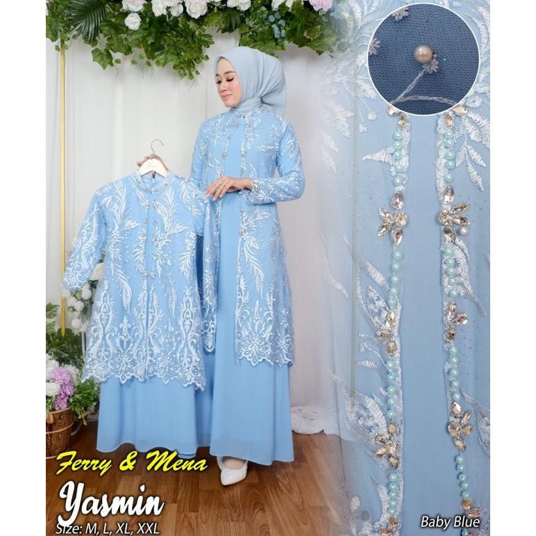 GHJ Gamis Couple Ibu Dan Anak | Gamis Couple| Gamis Pesta| Gamis Anak| Gamis Kondangan| Gamis Brukat