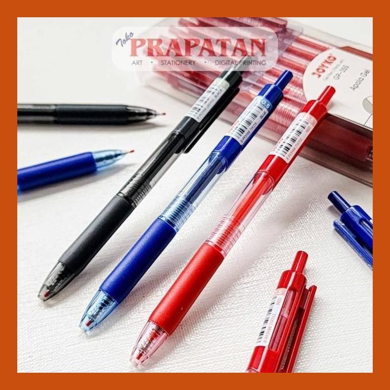 

[ PERALATAN LUKIS / GAMBAR ] JOYKO GP-355 APOLA GEL PEN 0.5MM | PENA JEL | PULPEN SIAP KIRIM