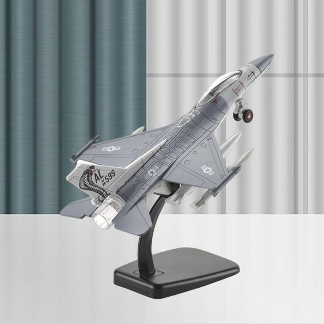 Dekorasi Meja Model Pesawat Tempur, Miniatur Pesawat Logam