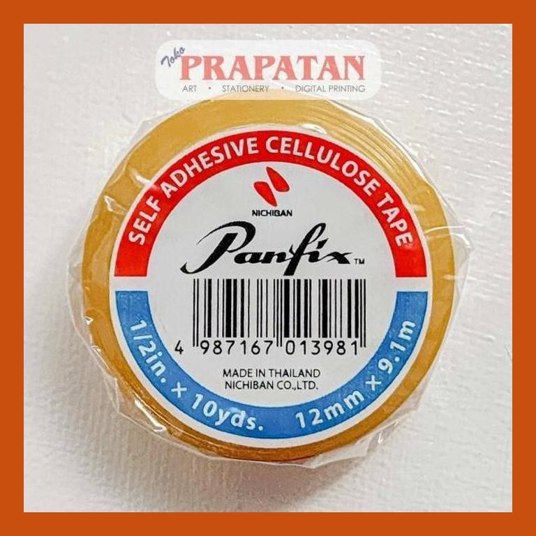

[ PERALATAN LUKIS / GAMBAR ] ISOLASI PANFIX 12MM X 9,1M / SELF ADHESIVE TAPE / SOLATIP GOOD QUALITY