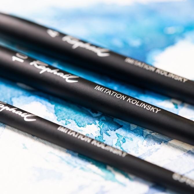 

Kuas Raphael Stradivarius 8348 Round Sharp Kolinsky Synthetic Brush Original Dan Terpercaya