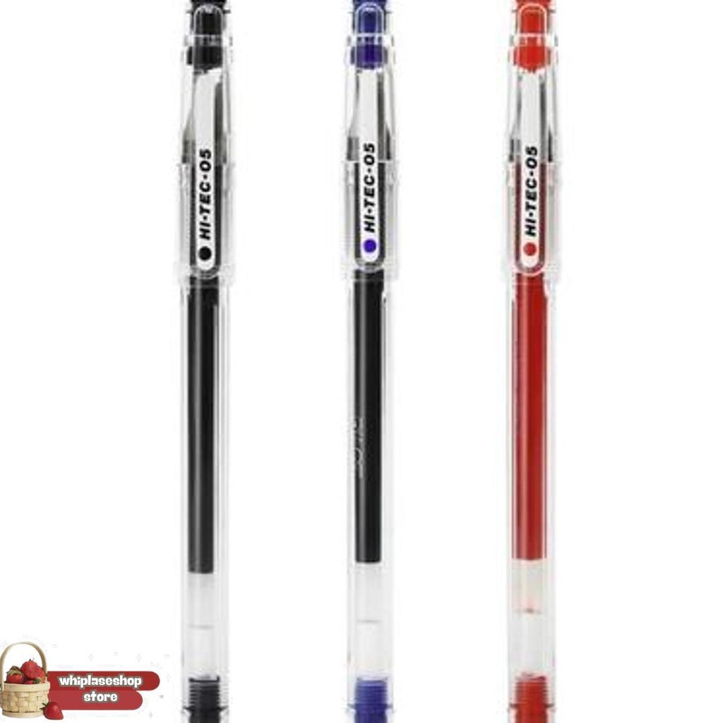 

Pen Hitec 0.5Mm Hitam/ Biru [Per 1 Pulpen] Murah