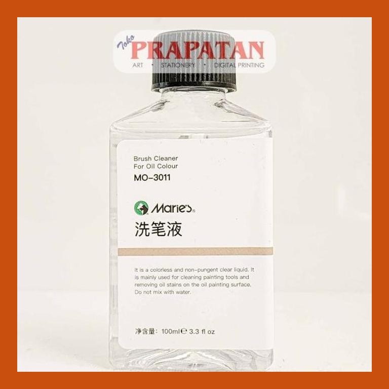 

[ PERALATAN LUKIS / GAMBAR ] MARIES BRUSH CLEANER 100ML MO-3011 COD