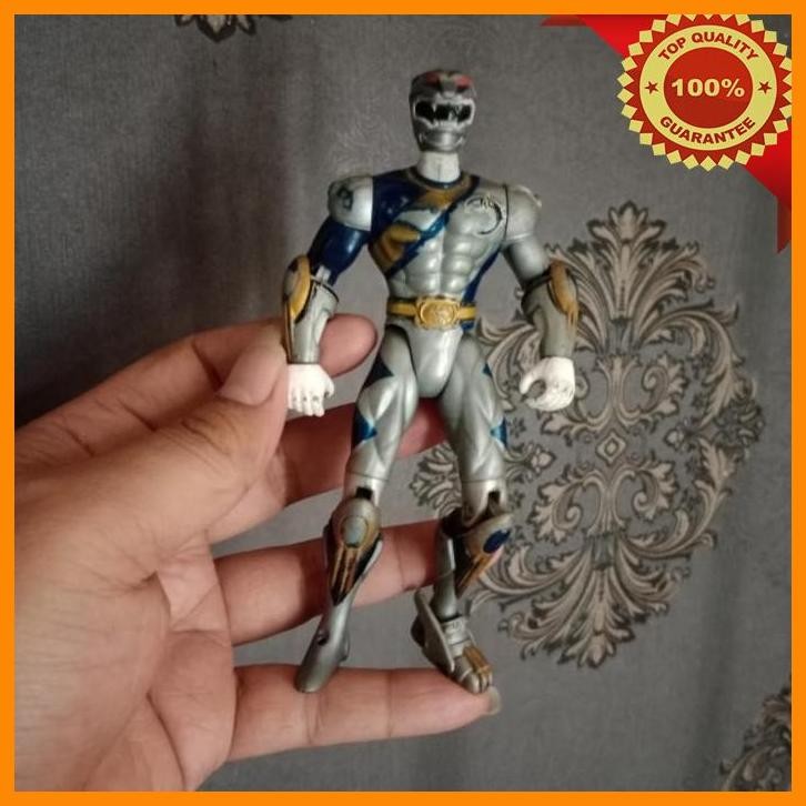 [MUF] FIGURE SILVER POWER RANGERS WILD FORCE WOLF BANDAI