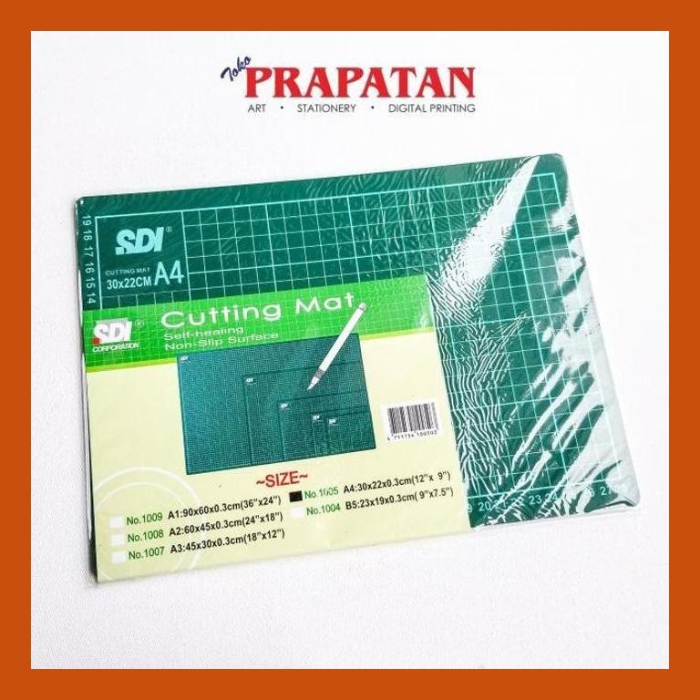 

[ PERALATAN LUKIS / GAMBAR ] CUTTING MAT SDI A4 / ALAS POTONG A4 COD