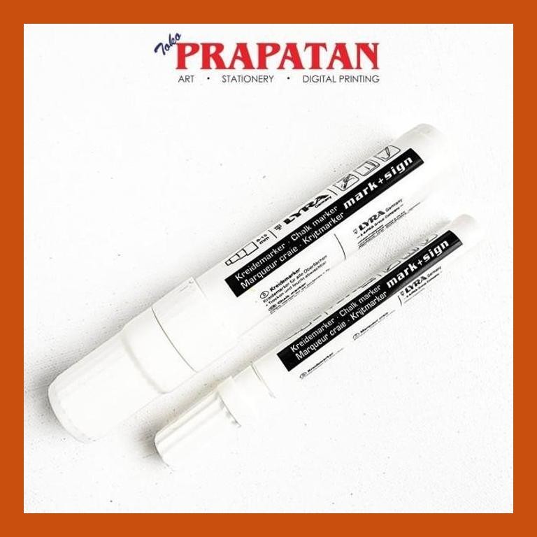 

[ PERALATAN LUKIS / GAMBAR ] LYRA CHALK MARKER WHITE COD