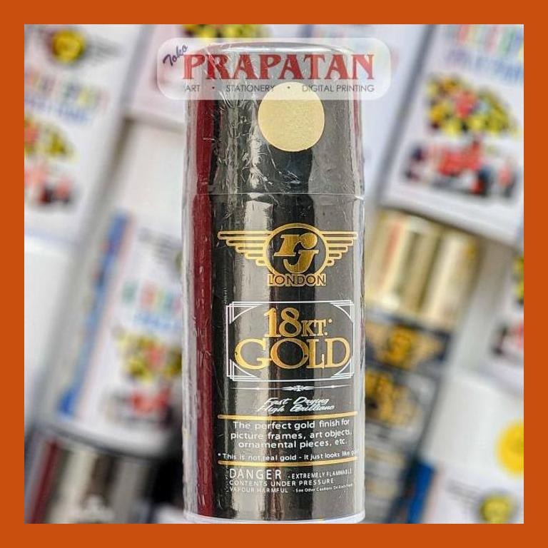 

[ PERALATAN LUKIS / GAMBAR ] RJ LONDON ACRYLIC EPOXY 18KT GOLD 300CC | CAT PILOX | CAT PILOKS COD