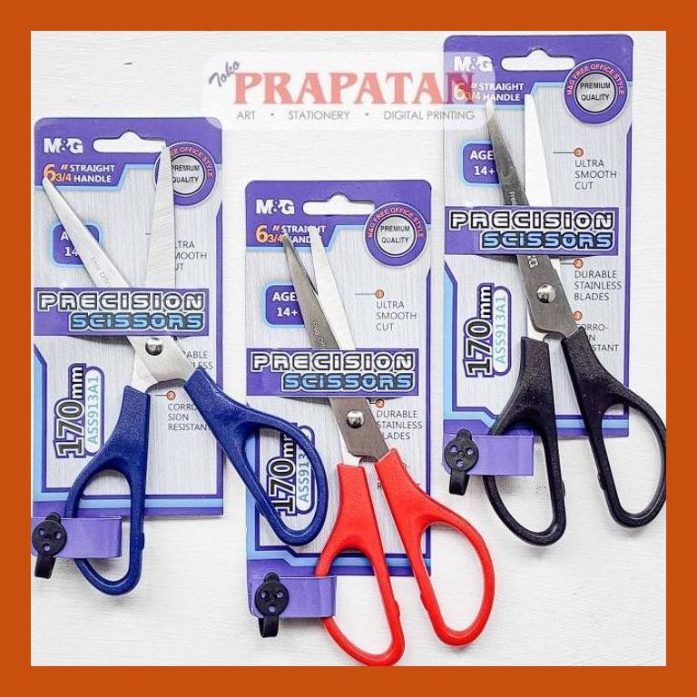 

[ PERALATAN LUKIS / GAMBAR ] GUNTING M&G PRECISION ASS913A1 | M&G SCISSORS SIAP KIRIM