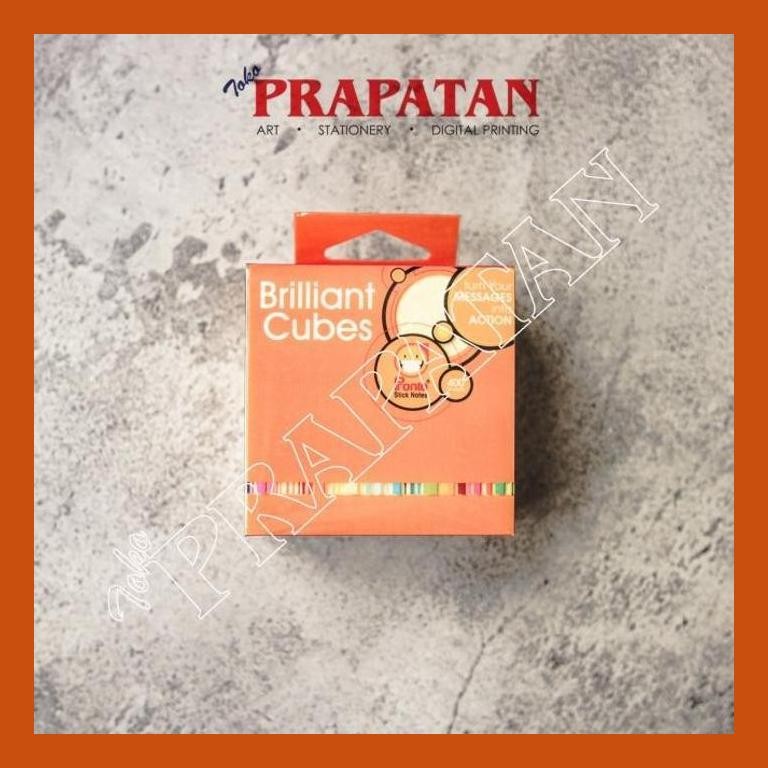

[ PERALATAN LUKIS / GAMBAR ] PRONTO BRILLIANT CUBES / STICKY NOTES 75X75MM 400PCS SIAP KIRIM