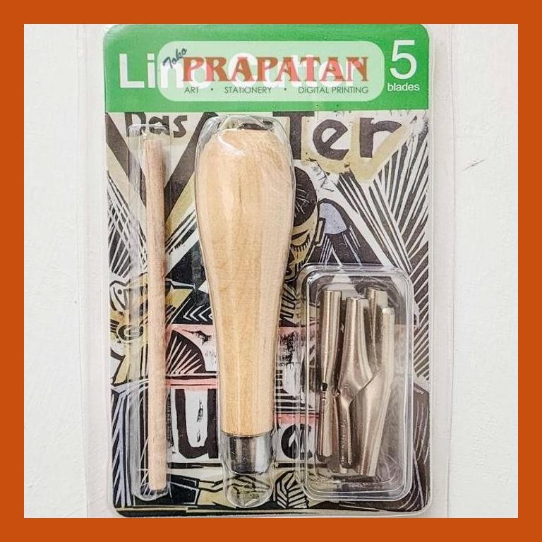 

[ PERALATAN LUKIS / GAMBAR ] V-TEC LINO CUTTER VT-195 CARVING TOOL SET | PISAU UKIR GOOD QUALITY