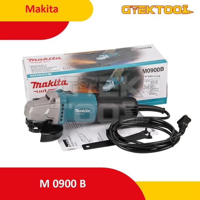 Makita M 0900 B Mesin Gerinda Tangan 4" M0900B Angle Grinder 4 Inch Original Dan Terpercaya