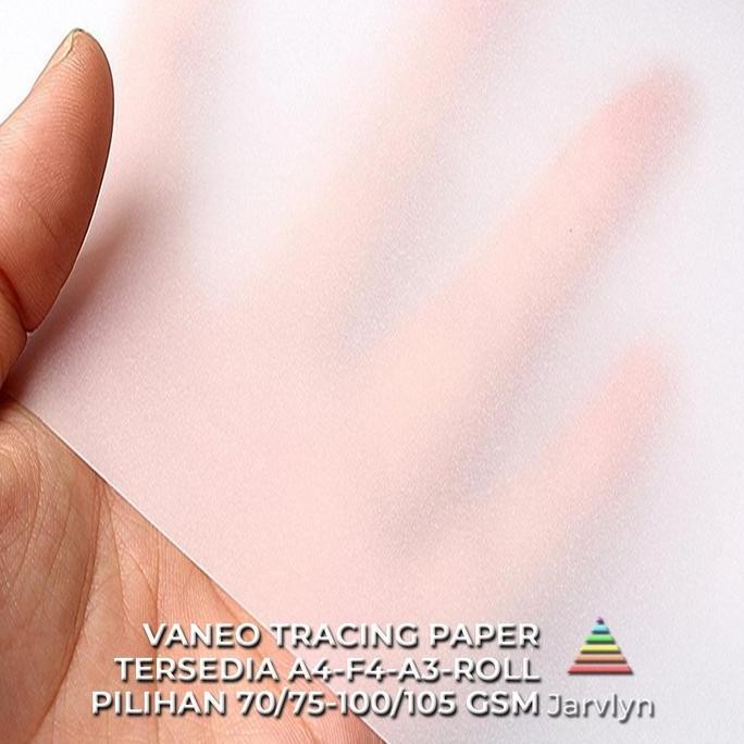 

JARVLYN - VANEO KERTAS KALKIR A3 80/85 GSM ECER LASERJET TRACING PAPER GAMBAR ARSITEK SABLON STENCIL