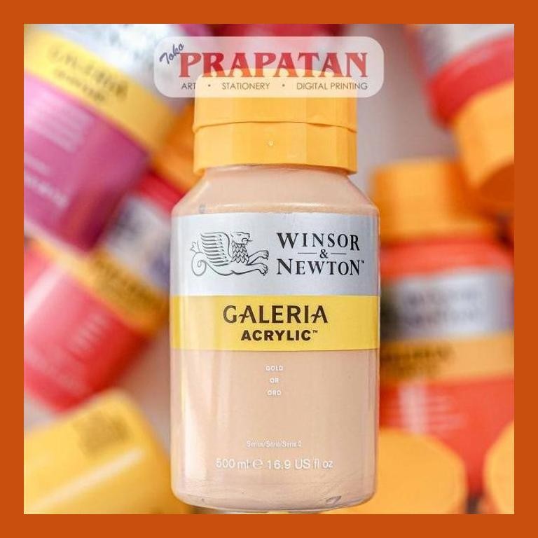 

[ PERALATAN LUKIS / GAMBAR ] CAT AKRILIK WINSOR GALERIA 500ML METALLIC | GALERIA ACRYLIC COD