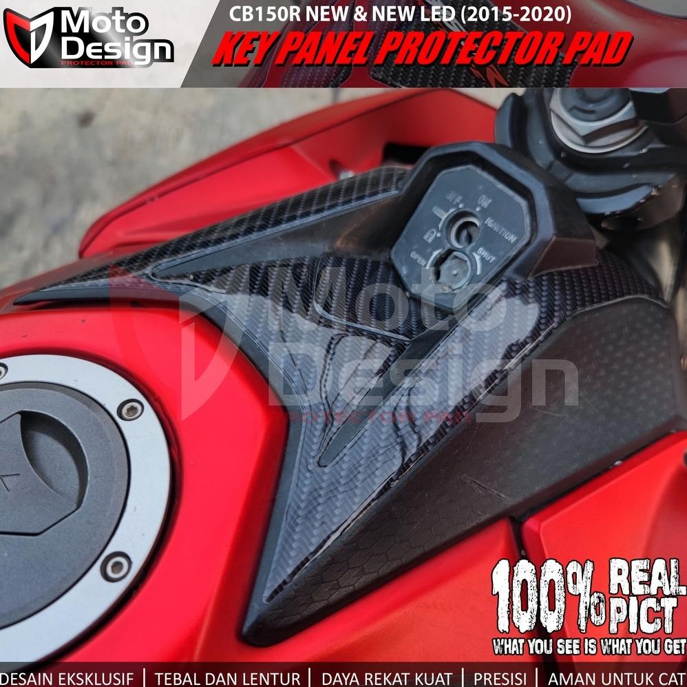 Best Seller Stiker Timbul Carbon Protector Pad Tankpad Tank Pad Punuk Panel Kunci Cb150R Cb 150 R Ne
