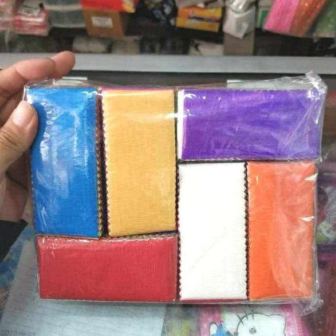 

Kertas Crape Warna-Warni ( 10 Warna )