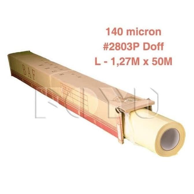 

Plastik Laminating Cold Dingin Roll 140 mic 127CM x 50M Doff 2803P