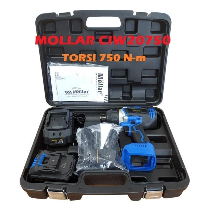 MOLLAR CIW20750 Cordless Impact Wrench Brushless 750 Nm / JLD 550 Nm