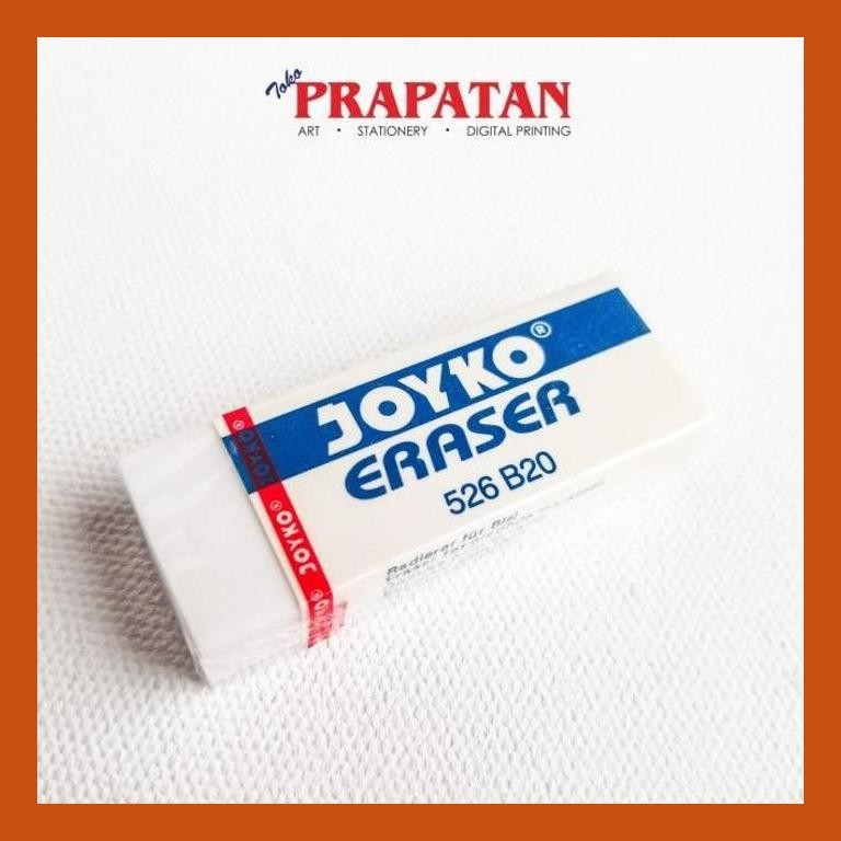 

[ PERALATAN LUKIS / GAMBAR ] ERASER / PENGHAPUS JOYKO 526-B20 PACKING AMAN