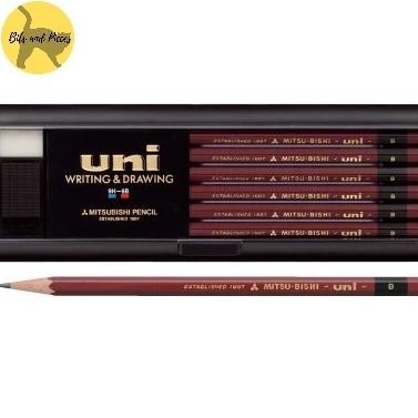 

BEBAS ONGKIR - Pensil Uni Mitsubishi Uni for Writing & Drawing 9H-6B Box Set (12 pcs)