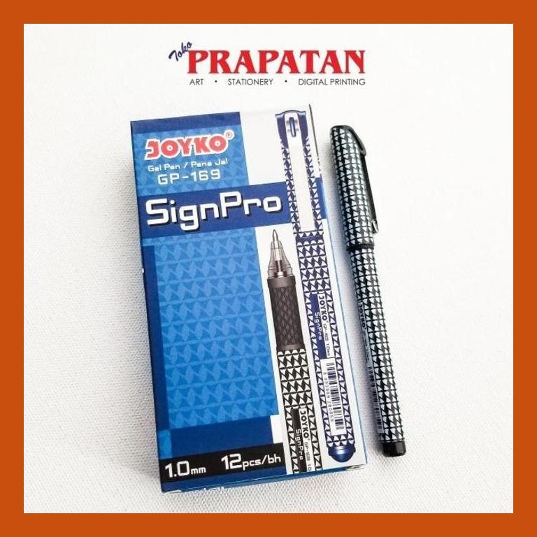 

[ PERALATAN LUKIS / GAMBAR ] GEL PEN JOYKO GP-169 SIGNPRO 1.0 / PULPEN JOYKO SIAP KIRIM