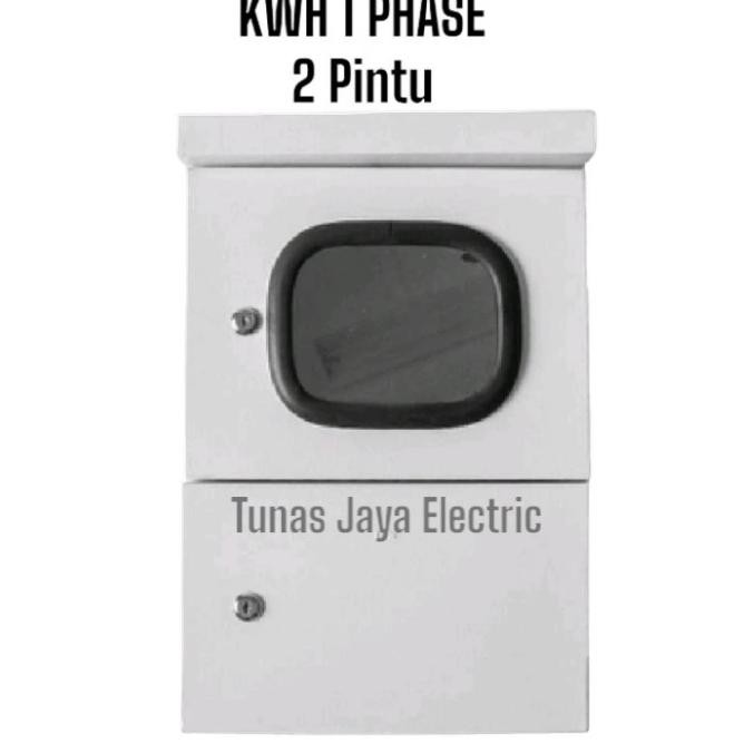 Box Panel KWH Meter 1Phase (Kaca 2Pintu) Model Topi OUTDOOR