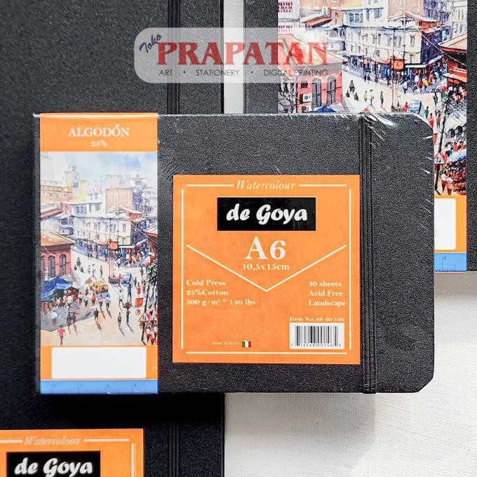

De Goya Stitch Watercolor Book CP 300gsm| Buku Cat Air