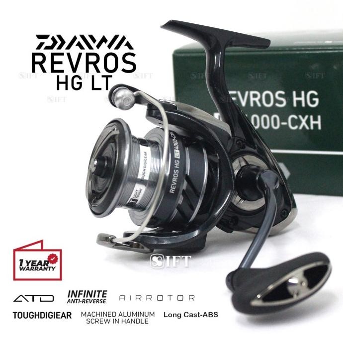 Reel Daiwa Revros Hg Lt [2020] Power Handle | Garansi | 1000 - 6000