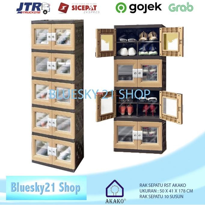 NEW LEMARI SEPATU + KACA / LEMARI KACA AKAKO / LEMARI SEPATU AKAKO MURAH