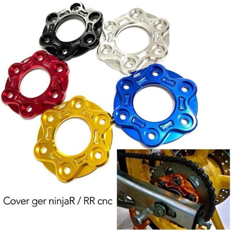 COVER GEAR CNC BELAKANG NINJA TUTUP GEAR BELAKANG CNC NINJA 150 R RR