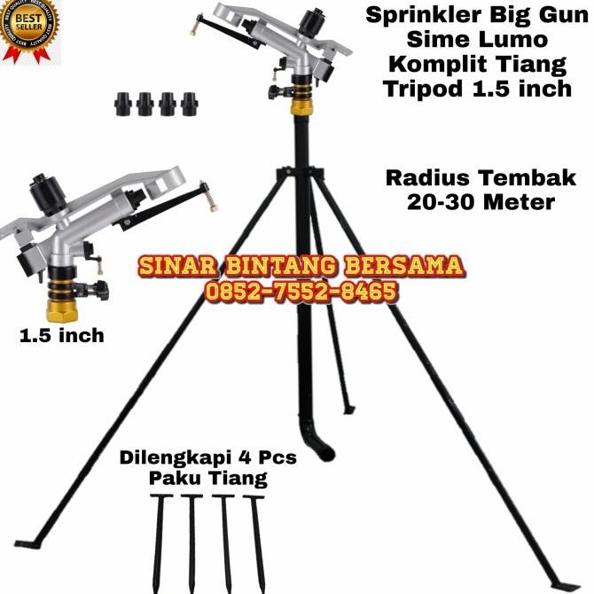 SPRINKLER BIG GUN IMPACT 1.5 INCH KOMPLIT TIANG SPRINKLER