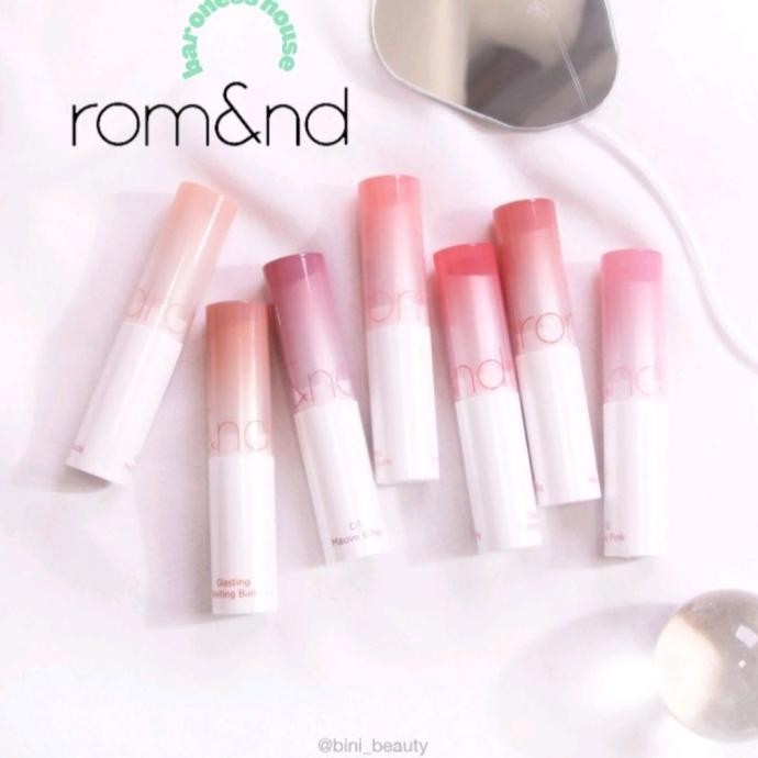 NEW Rom&nd Romand Glasting Melting Balm (3.5gr) shade 8-15