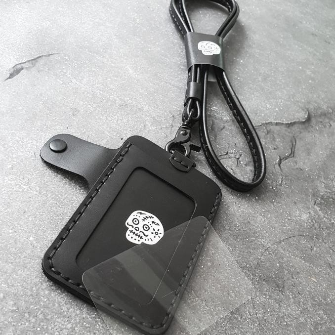 

TERBARU - BDS METROLINE , Full Leather Wallet Lanyard ID card Holder