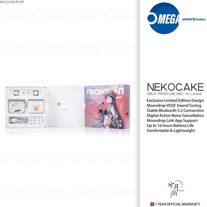 TERMURAH - MOONDROP NEKOCAKE GIRLS' FRONTLINE Limited Edition True Wireless TWS