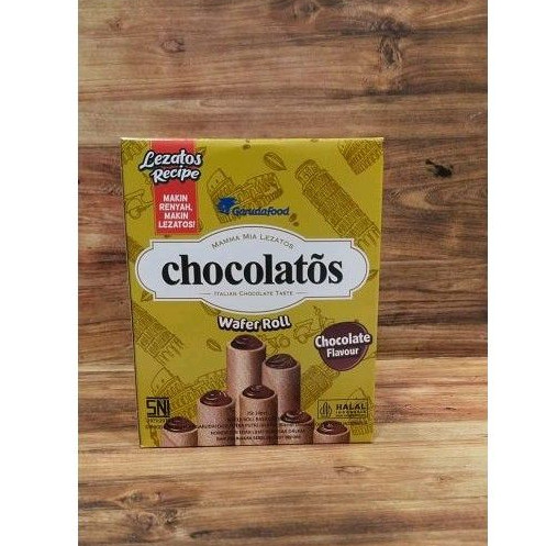 

Chocolatos Wafel Roll 500 ( isi 24 pcs)