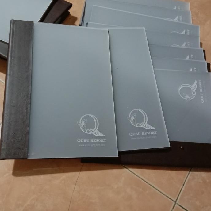 

NEW Buku menu cafe bahan acrylik a4